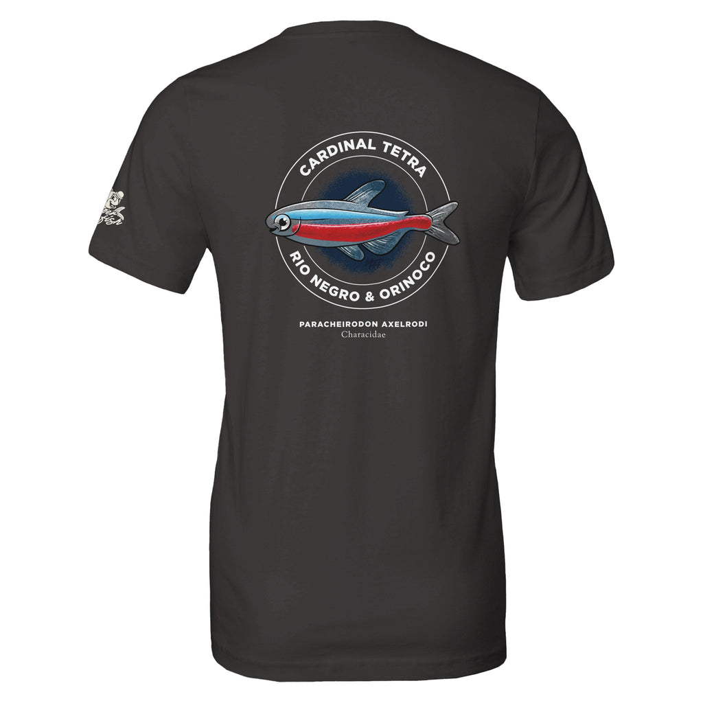Cardinal tetra fish print t shirt